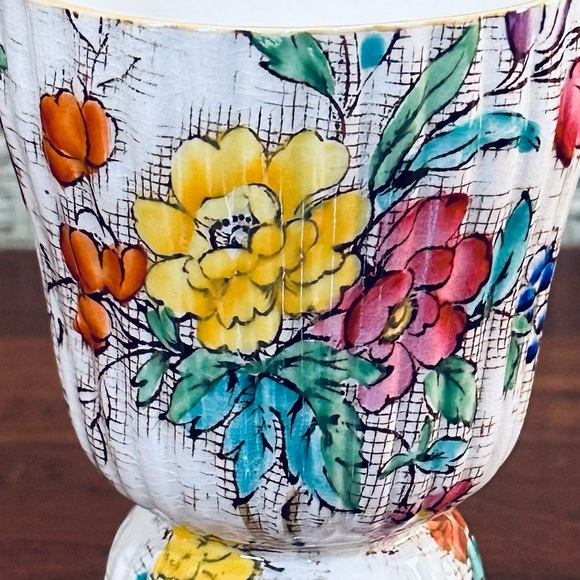 🌟2xHP🌟ANTQ c. 1890s Set of 6 Porcelain Floral Transferware Egg Cups by Minton - Picture 5 of 10